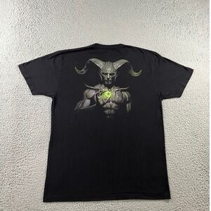 Tool Band T-Shirt‎ L Black Fear Inoculum Alex Grey Horned Demon Art Double Sided